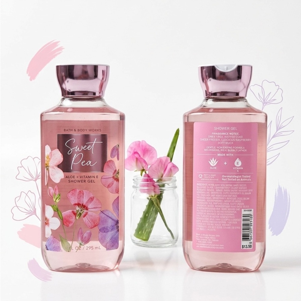Bath & Body Works Sweet Pea Pink Shower Gel